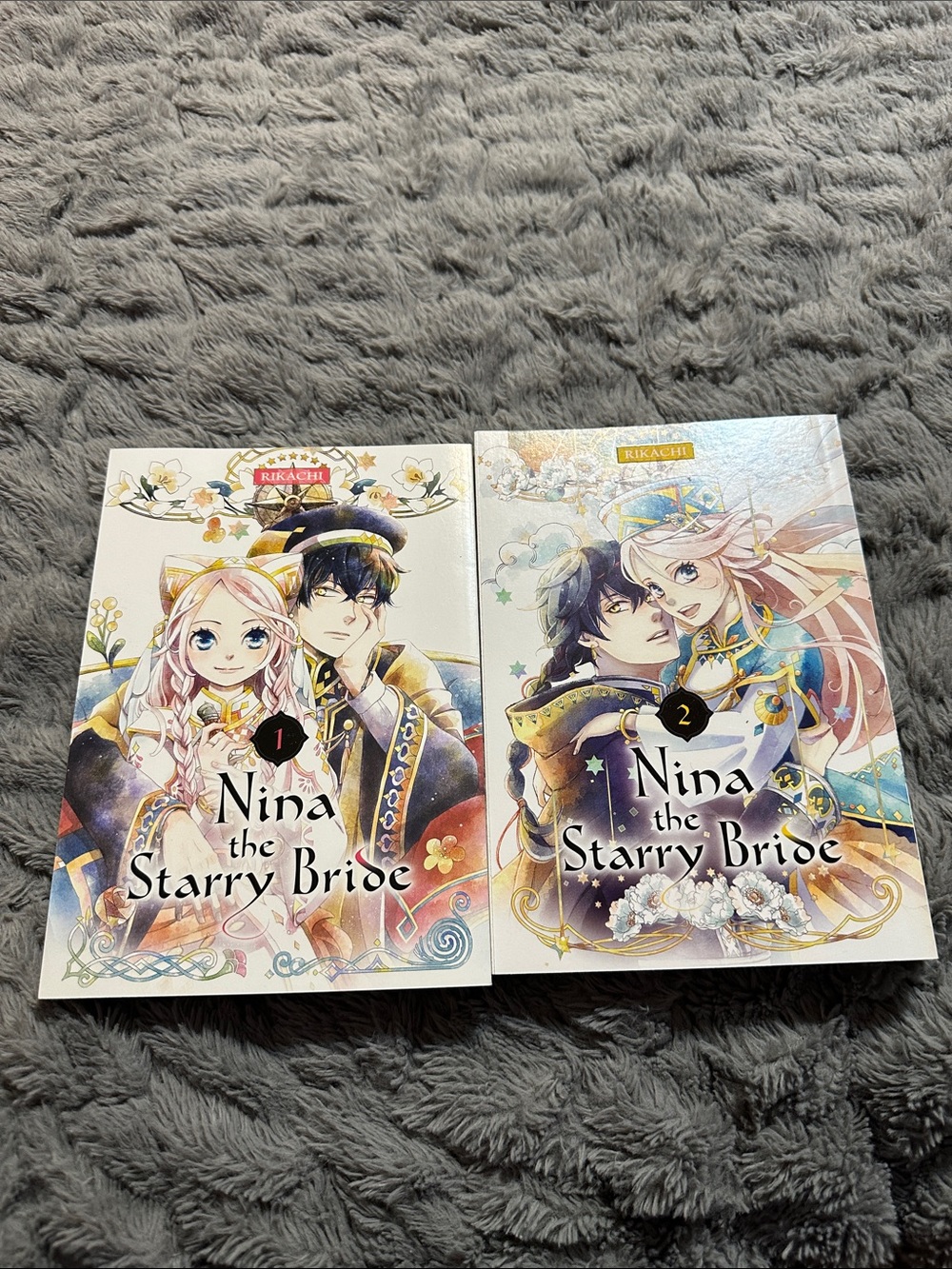 Nina the Starry Bride Manga Volumes 1 & 2 - Colorful Covers